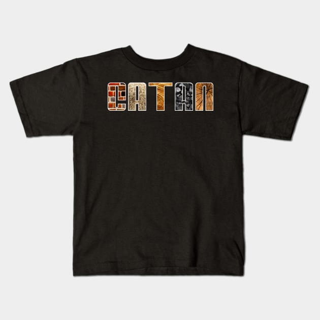 CATAN Resources Kids T-Shirt by cheekenpeeg